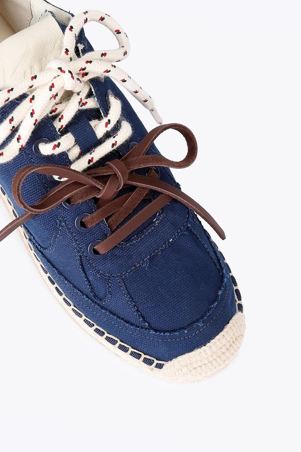 Kurt Geiger London Kurt Geiger London Women's 'Kurt Espadrille' Canvas Trainers in Navy - 4