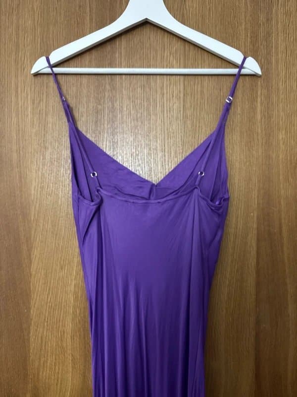 Bershka Bershka cowl neck satin midi dress size L