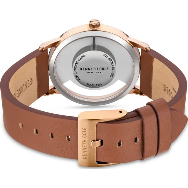 Kenneth Cole Kenneth Cole Men's KCWGA2125301 Classic 43mm Quartz Watch in Brown - 2