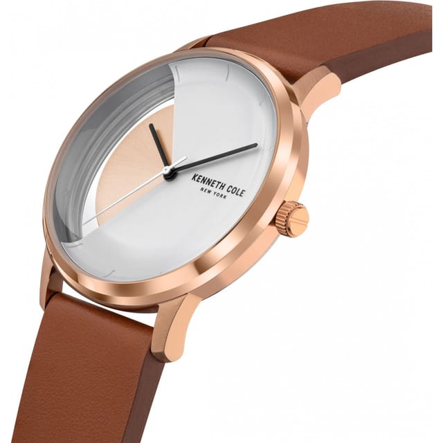 Kenneth Cole Kenneth Cole Men's KCWGA2125301 Classic 43mm Quartz Watch in Brown - 3