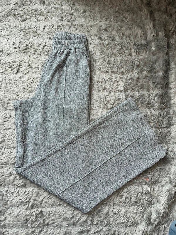 ASOS ASOS grey wide leg trousers xxs xs
