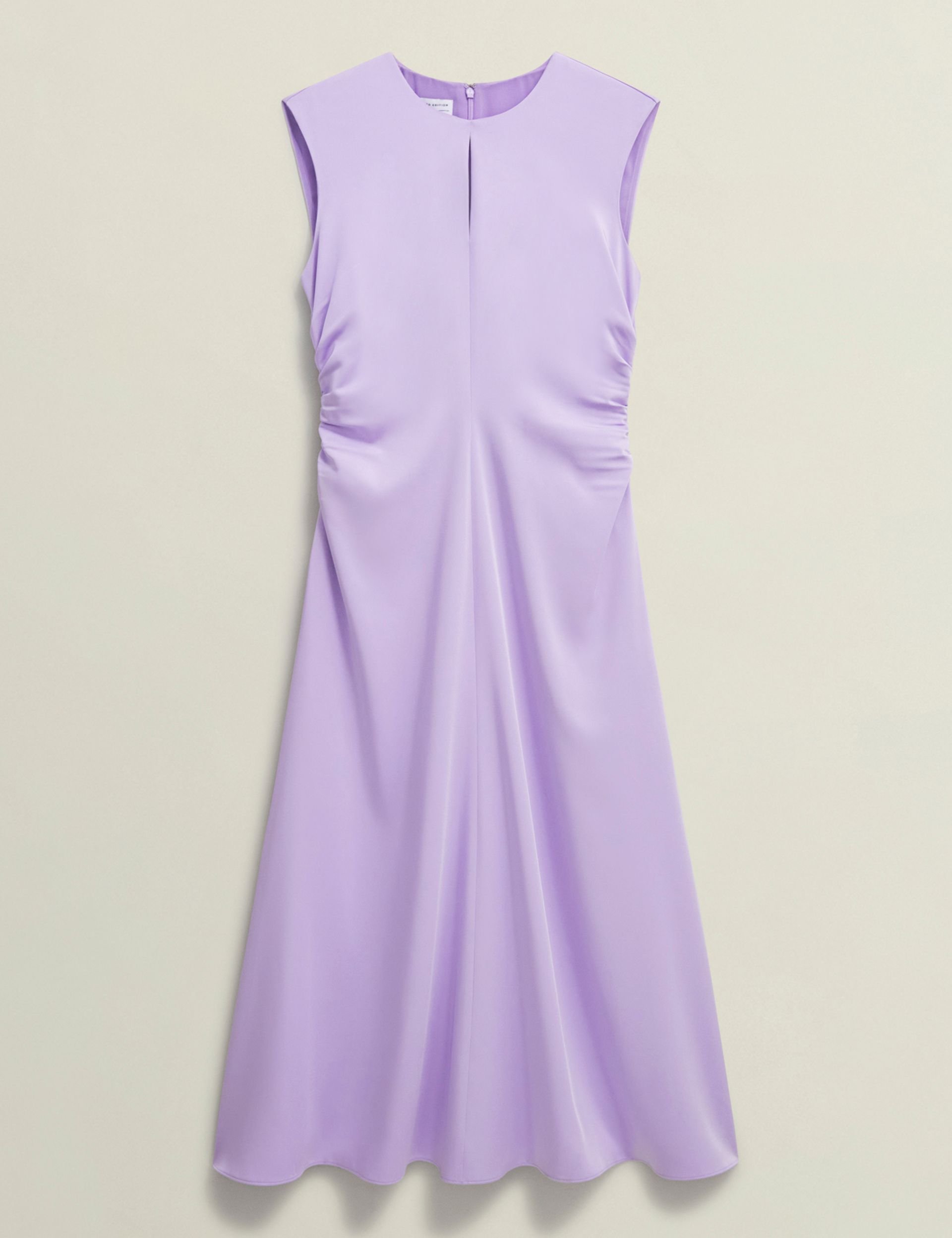 Hobbs London Hobbs London Women's Hillier Ruched Waist Midi Dress in Lavender - 2