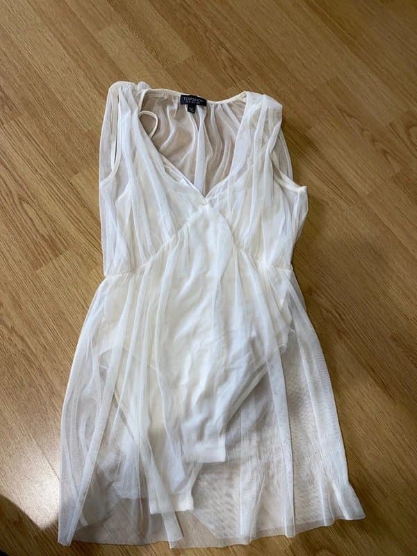 Topshop Cream bodysuit
