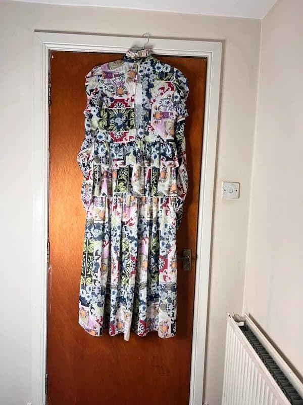 Comino Couture Comino couture Floral blossom with lace maxi dress