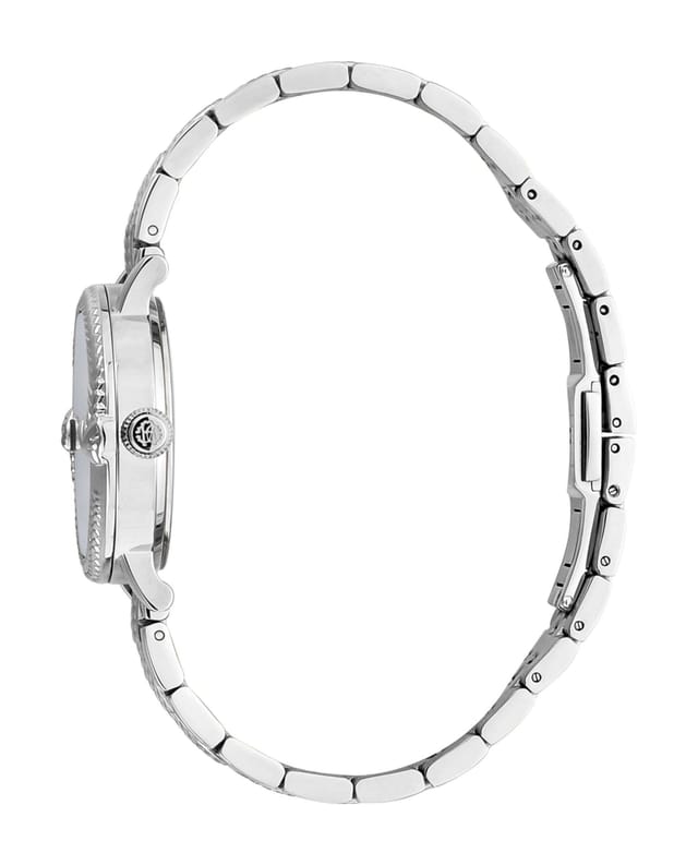 Roberto Cavalli Roberto Cavalli Women's Blue Dial Silver Stainless Steel Quartz Watch - 3