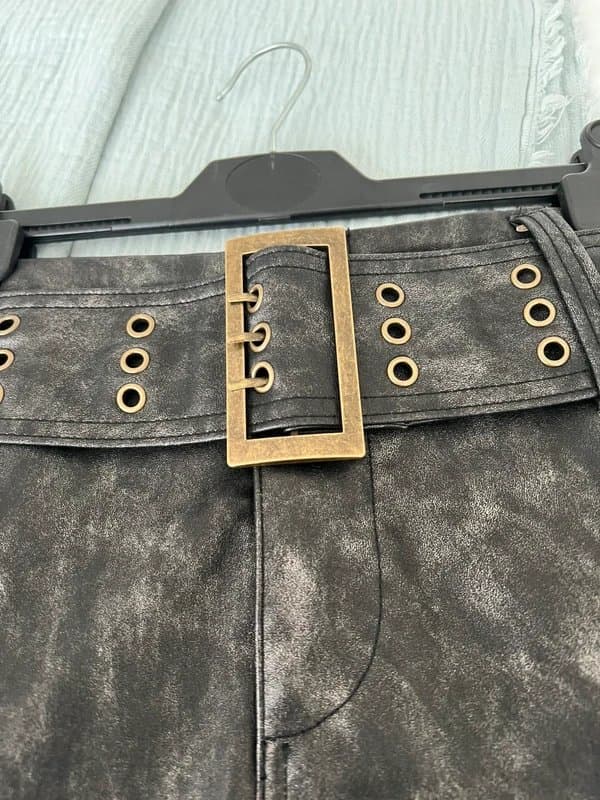 ASOS Design ASOS Design brown faux leather mini skirt