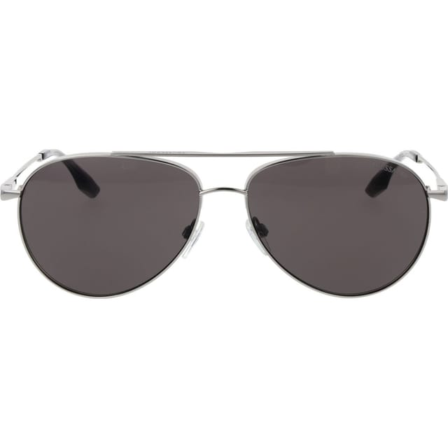 Trussardi Trussardi Men's TSM3015 6202A Aviator/Navigator Sunglasses in Silver - 2