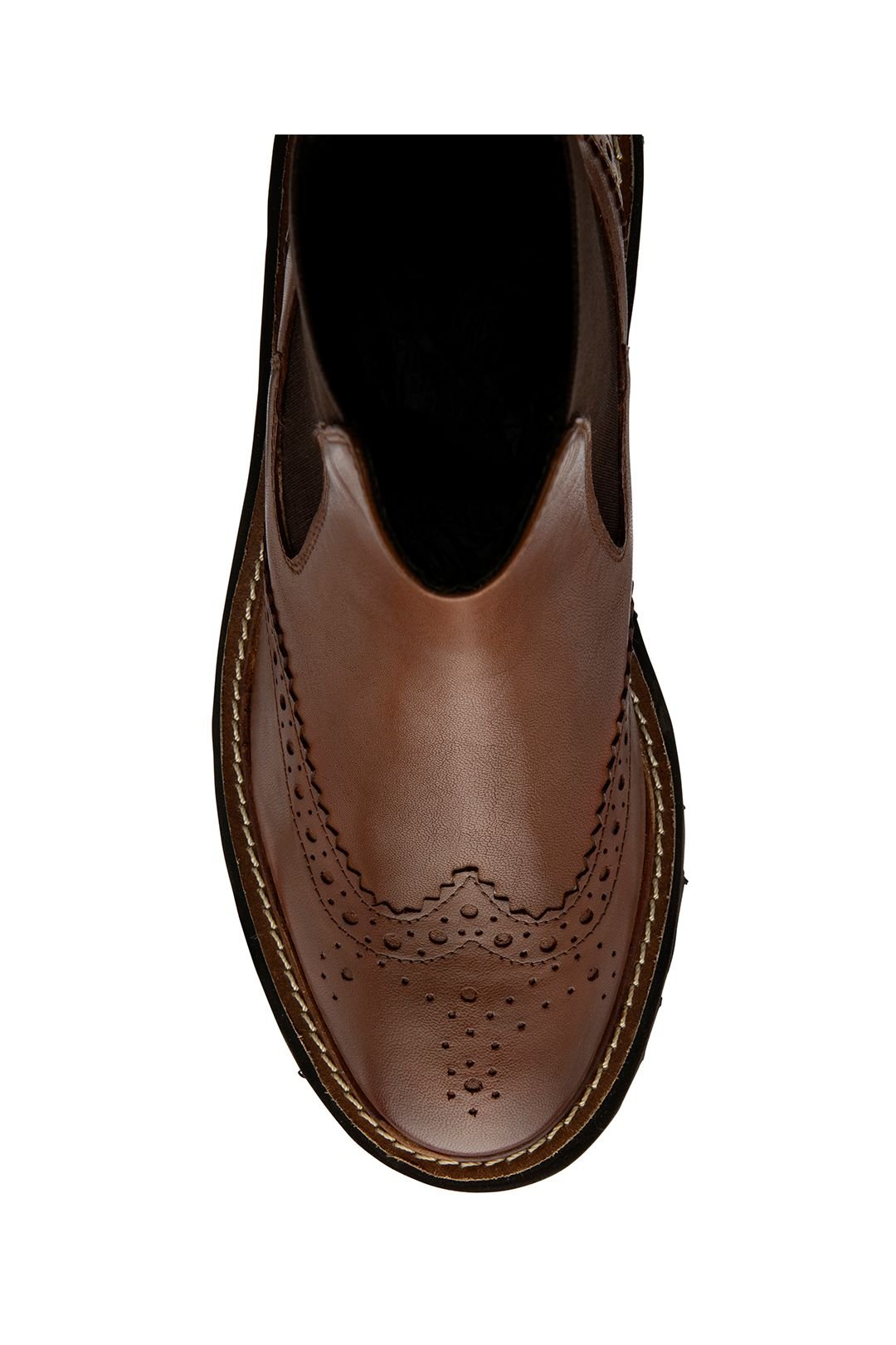 Ravel Ravel Women's Brown Leather 'Westhill' Chelsea Boots - 4