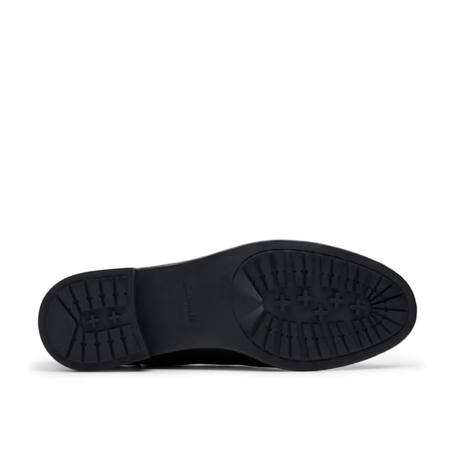 Clarks Clarks Women's Havisham Edge Loafer Black Leather Loafers, Slip Ons - 3