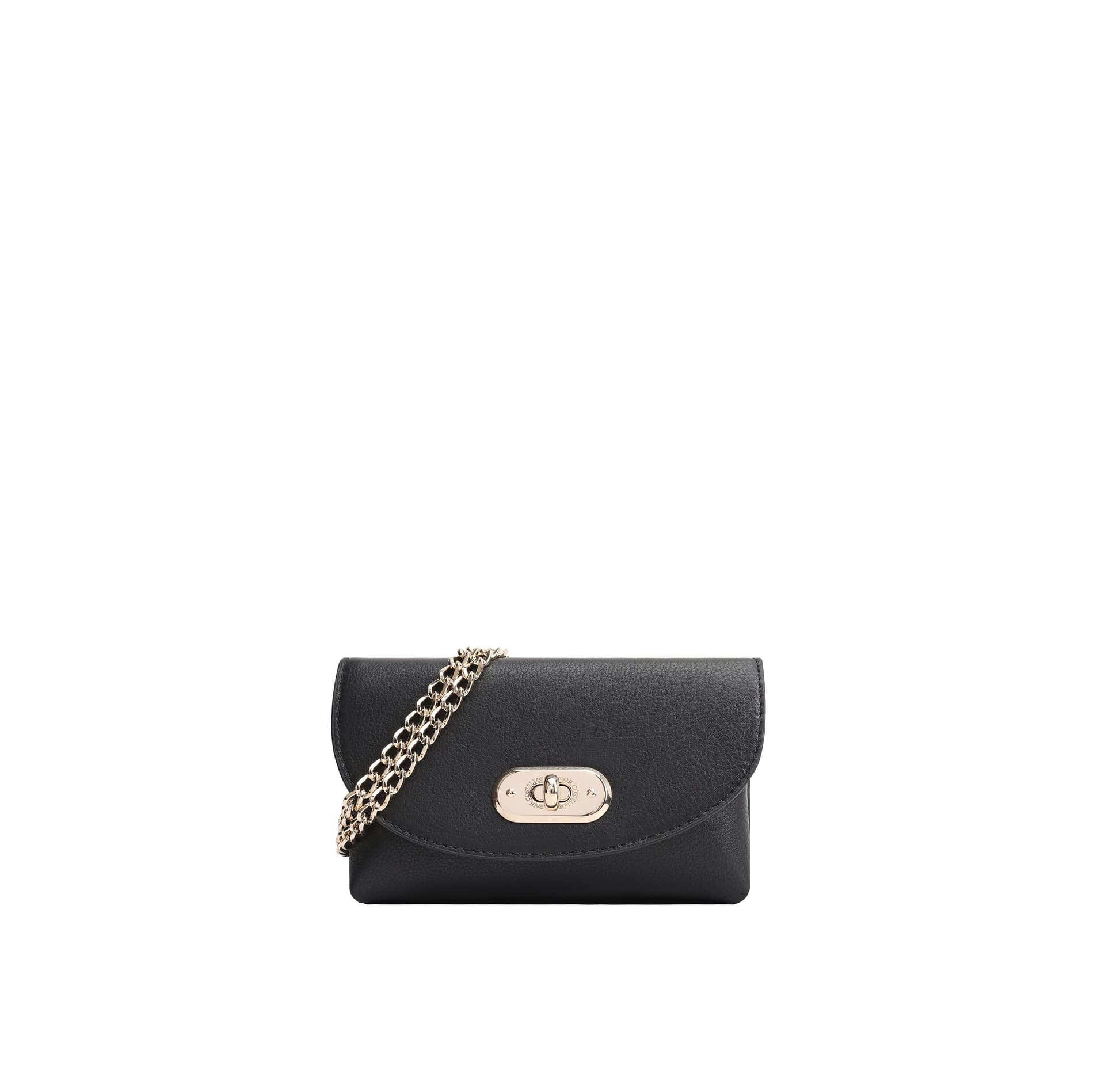 Paul Costelloe Paul Costelloe Women's Zayda Leather Cross Body Bag in Jet Black