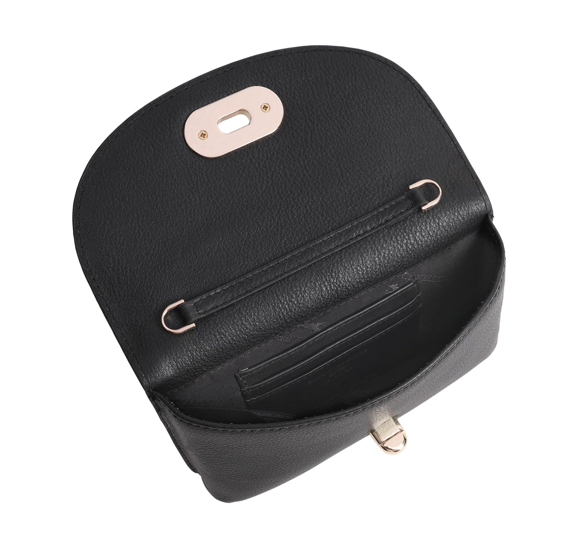 Paul Costelloe Paul Costelloe Women's Zayda Leather Cross Body Bag in Jet Black - 4