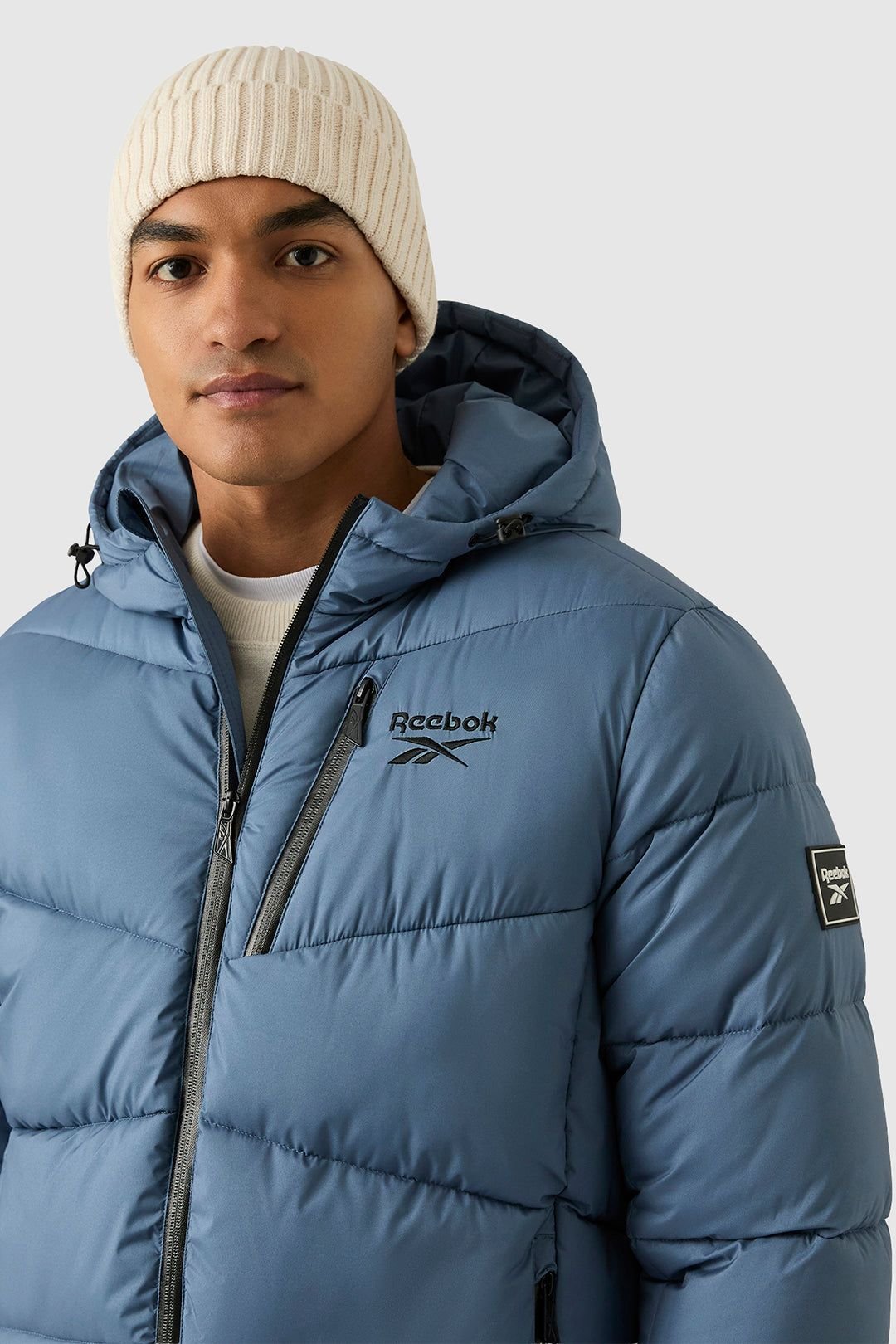 Reebok Reebok Men's Stretch Puffer Jacket in Blue - 4