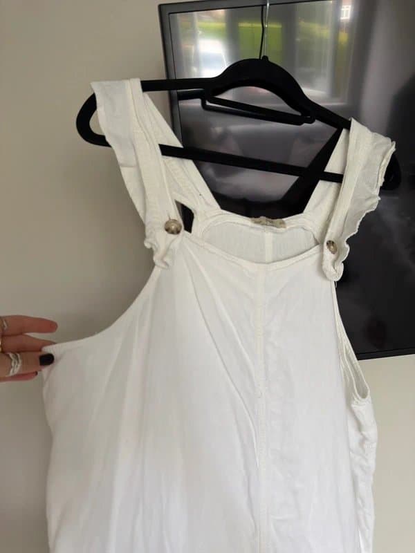F&F Tesco white summer playsuit size 18