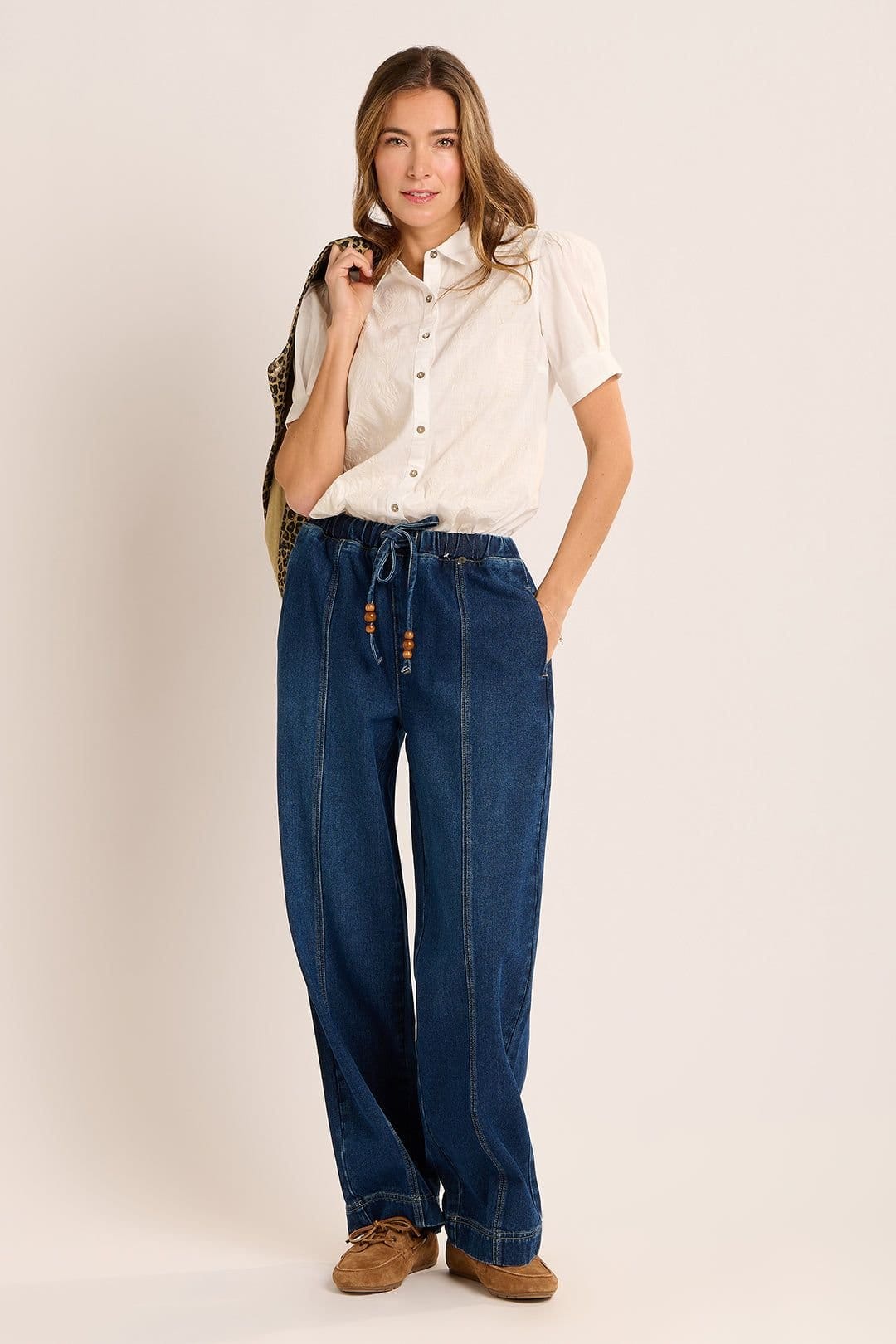 Brakeburn Brakeburn Women's TAYANNA TROUSERS in Blue - 4