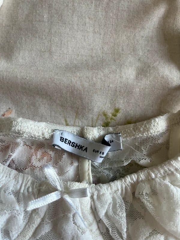 Bershka bershka lace corset top