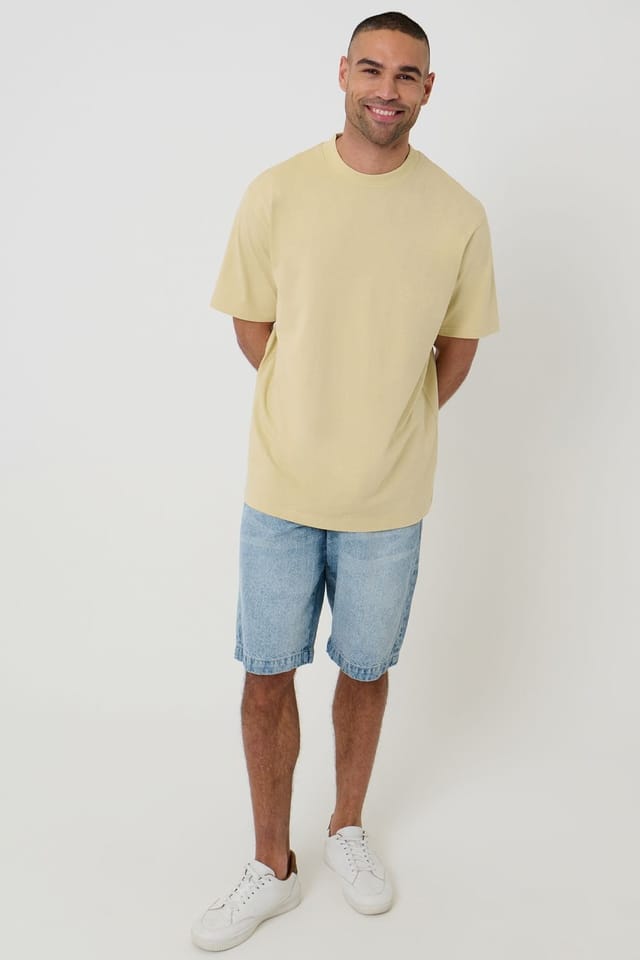 Threadbare Threadbare Men's 2-Pack Relaxed Fit Cotton T-Shirts in Green - 3