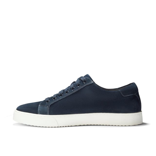 Clarks Clarks Men's Lockton Lace Navy Suede Trainers in Blue - 2