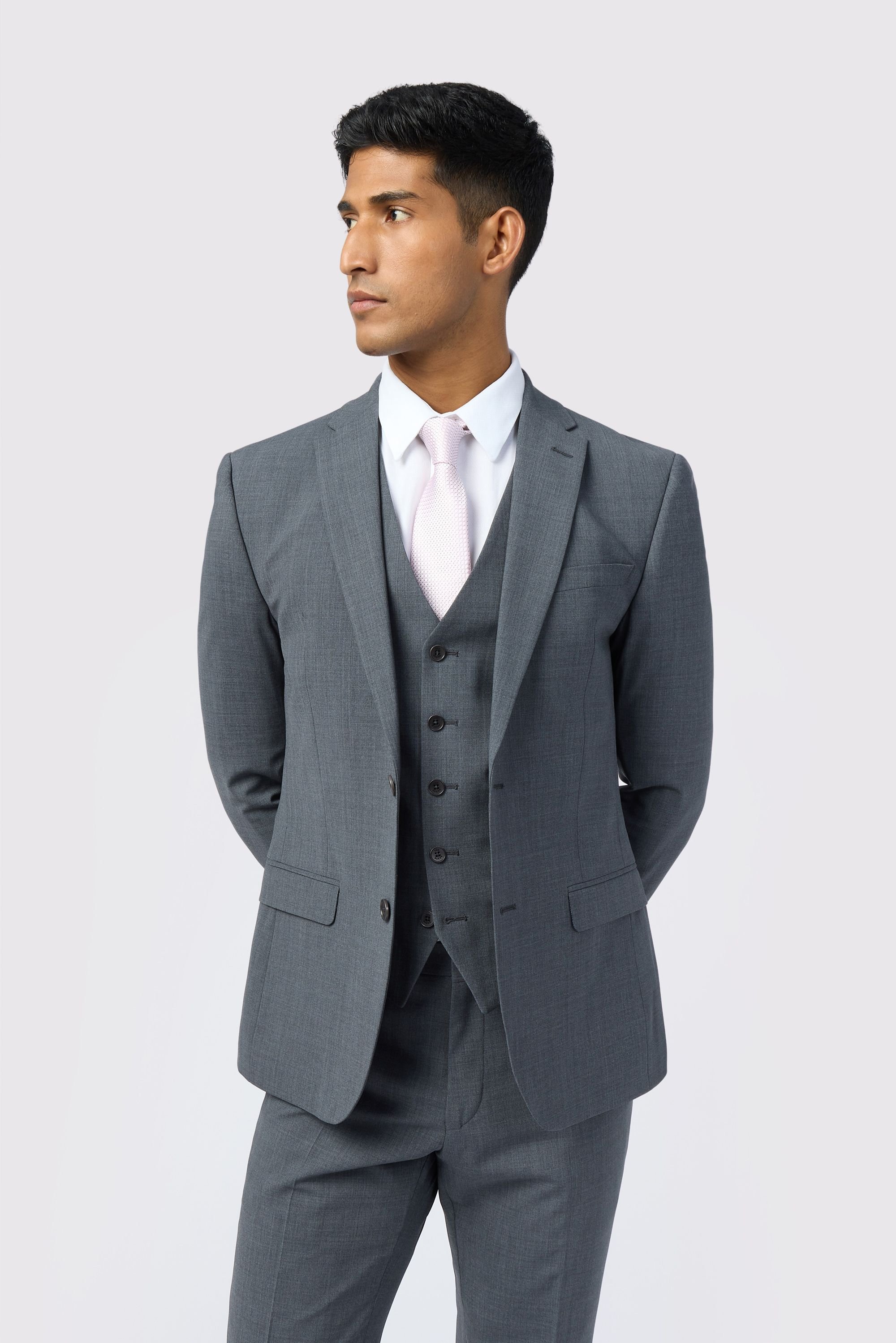 Ted Baker Ted Baker Men's Slim Fit Performance Panama Jacket in Charcoal - 2