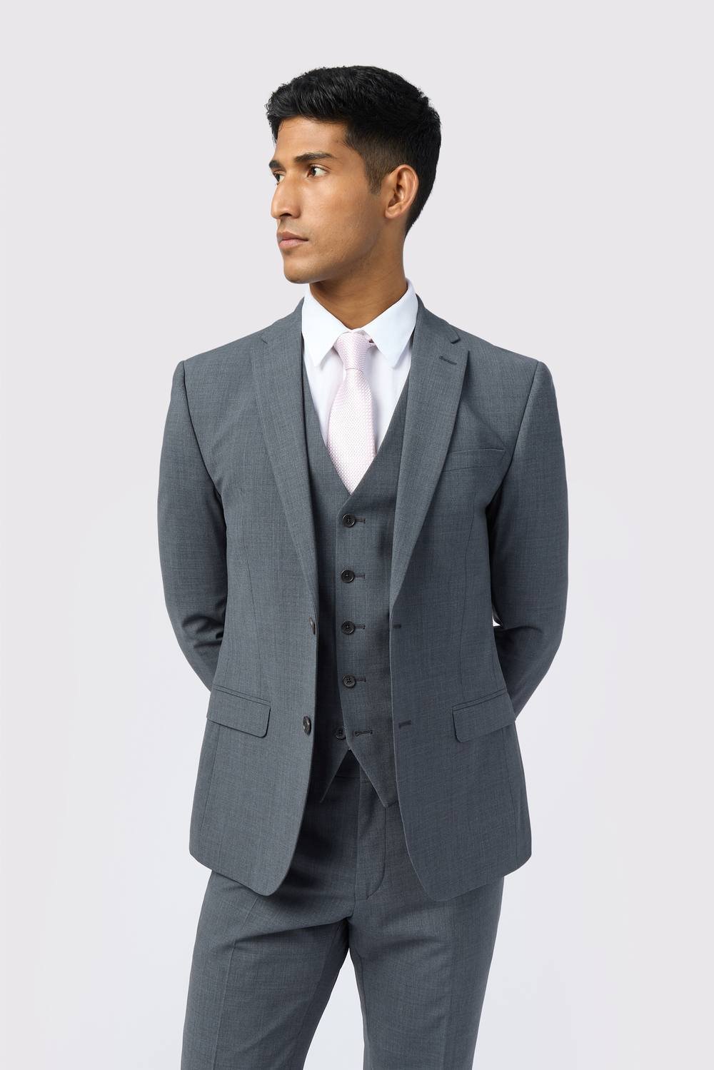 Ted Baker Ted Baker Men's Slim Fit Performance Panama Jacket in Charcoal - 4