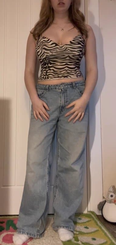 Bershka Bershka Zebra Print Cami Size M