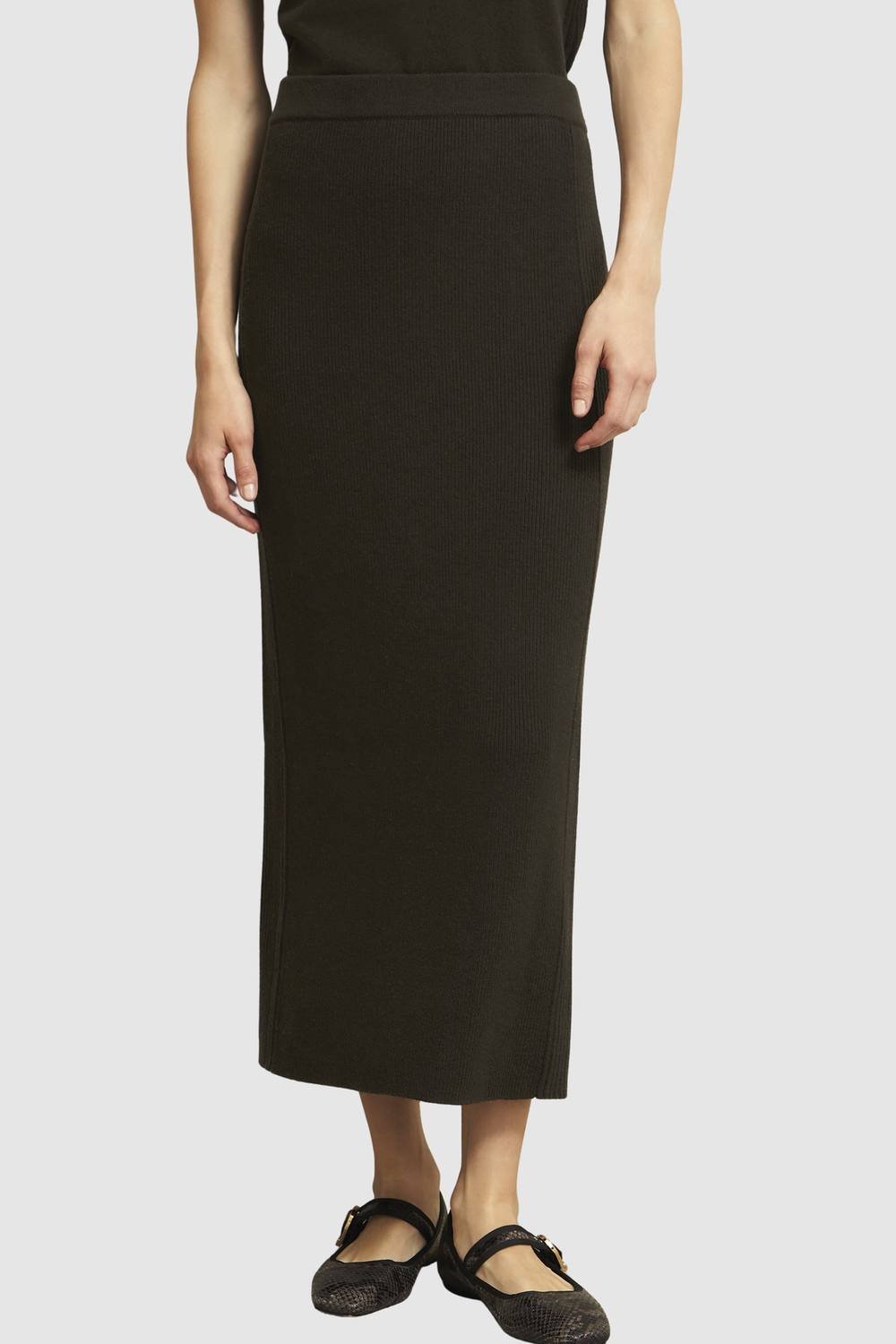 Hobbs London Hobbs London Women's Wentworth Knit Skirt in Bottle Green - 3