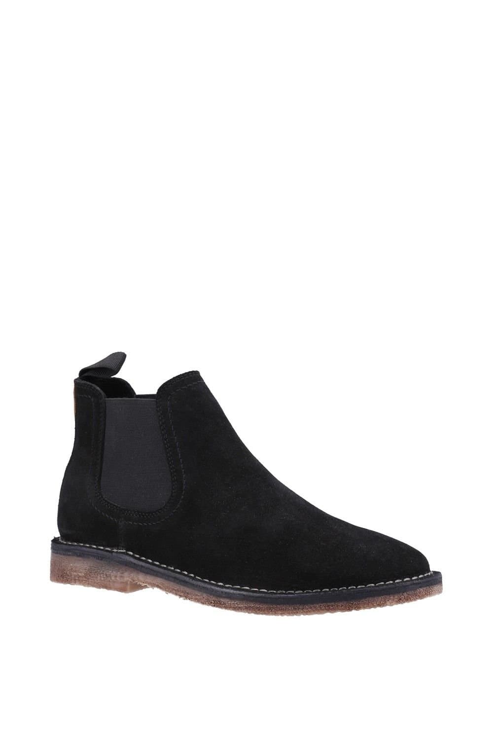 Hush Puppies Hush Puppies Men's 'Shaun' Leather Boots in Black