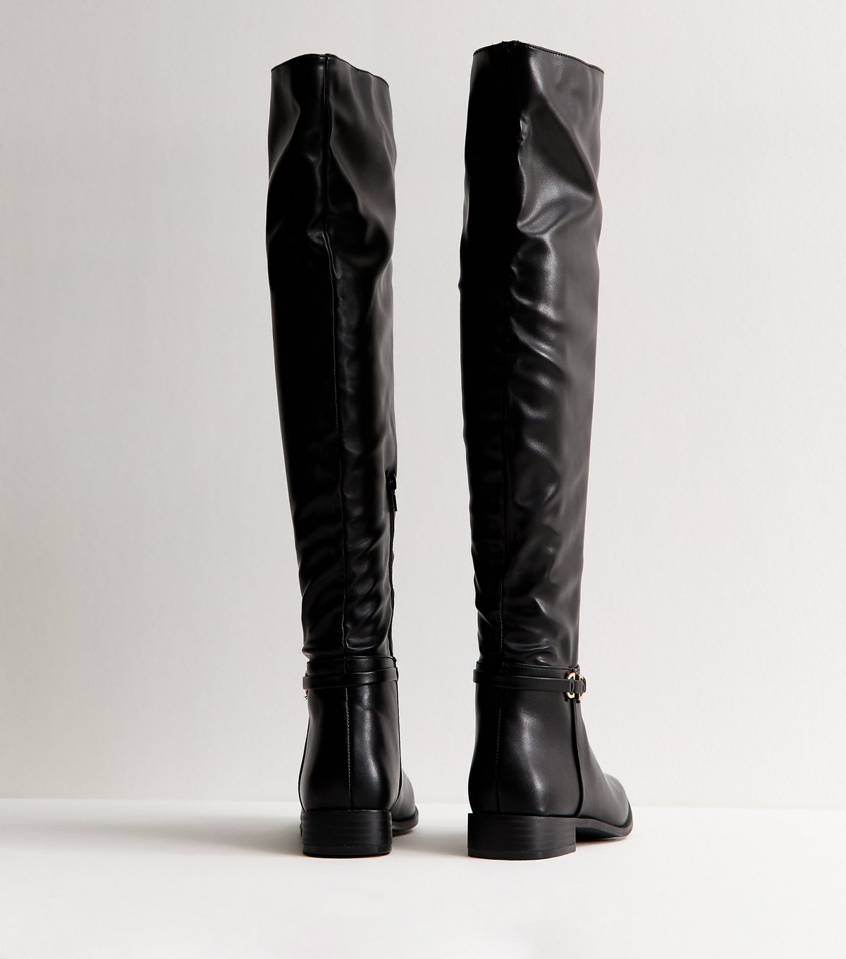 Public Desire Women's Black Faux Leather Boots Public Desire New Look - 4