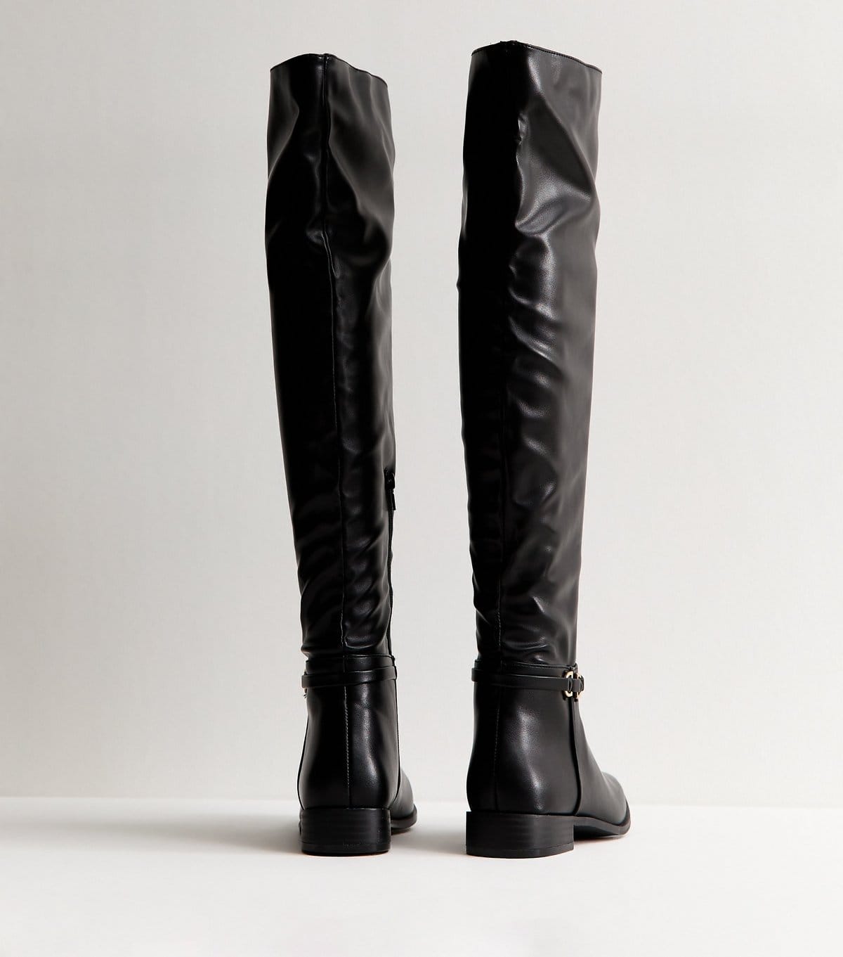 Public Desire Women's Black Faux Leather Boots Public Desire New Look - 4