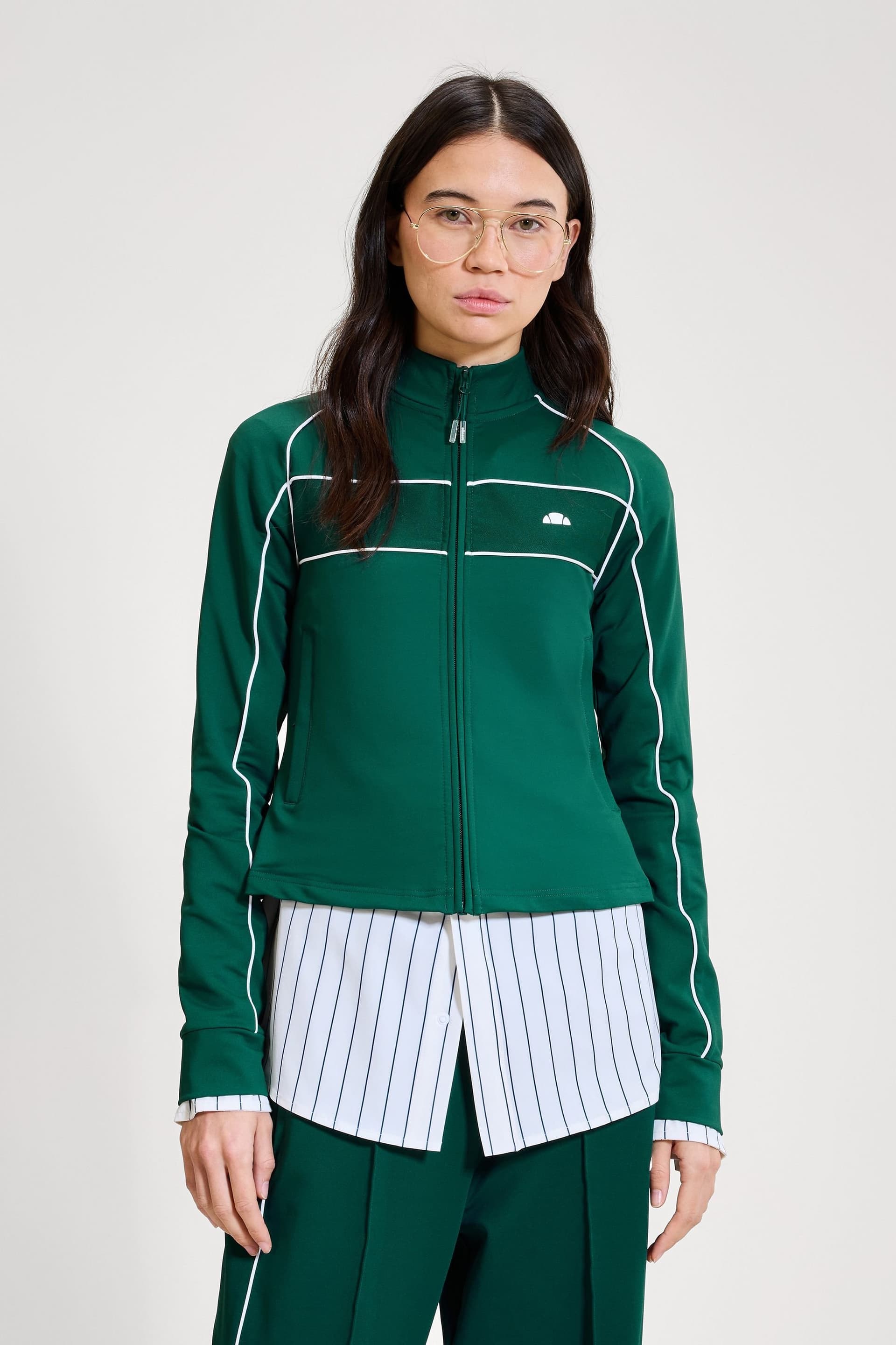 Ellesse Ellesse Women's Thayn Track Top in Dark Green