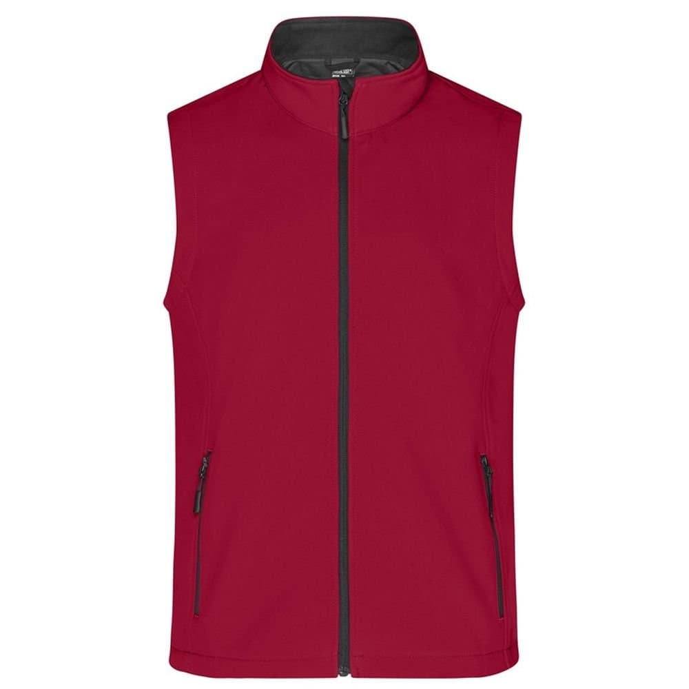 James and Nicholson James and Nicholson Men's Promo Gilet in Red