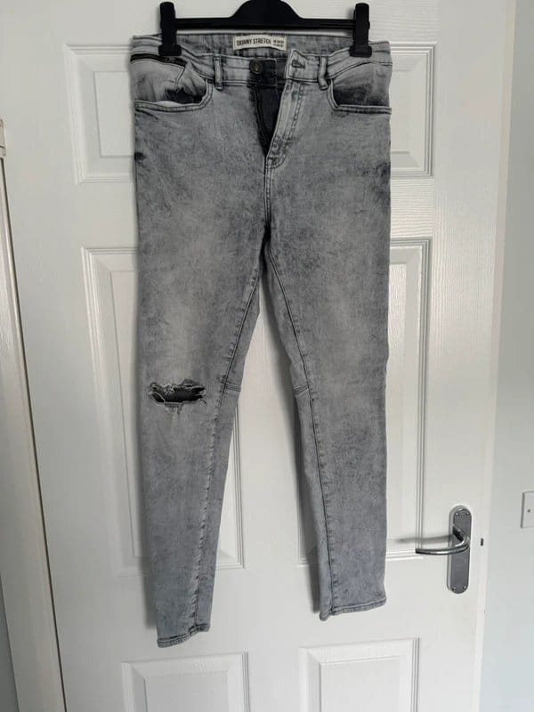 New Look Grey washed denims - 1
