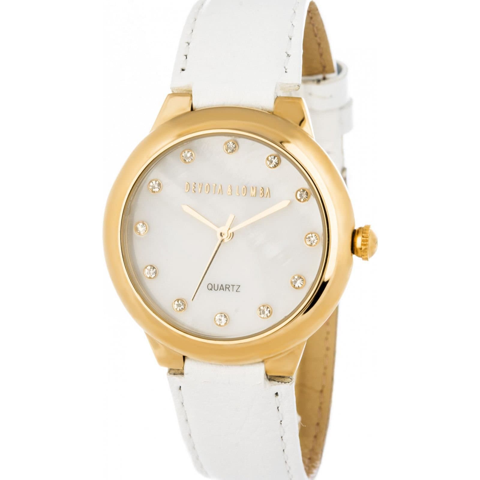 Devota & Lomba Devota & Lomba Women's DL006WN-02WHITE 35mm Quartz Watch in White