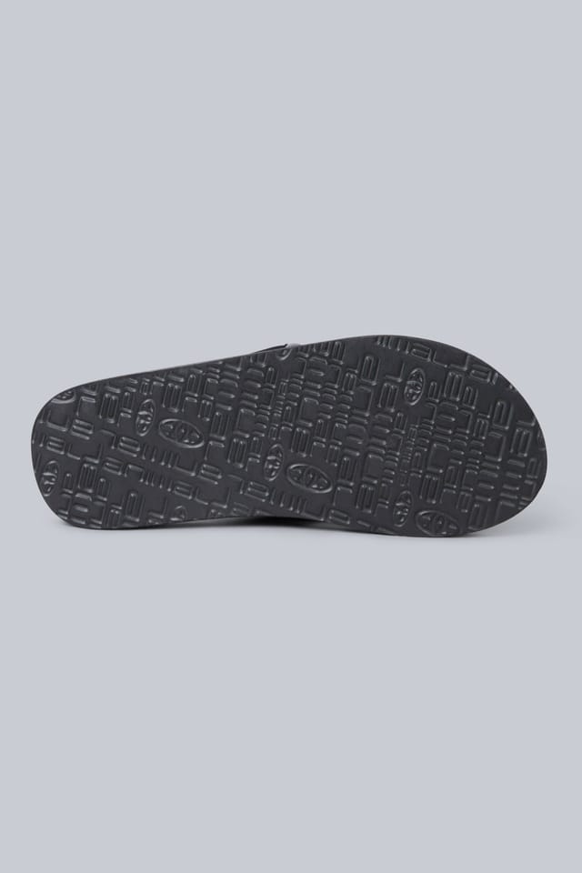 Animal Animal Men's 'Jekyl' Soft Padded Lightweight Casual Slip On Pool Beach Flip-Flops in Jet Black - 3