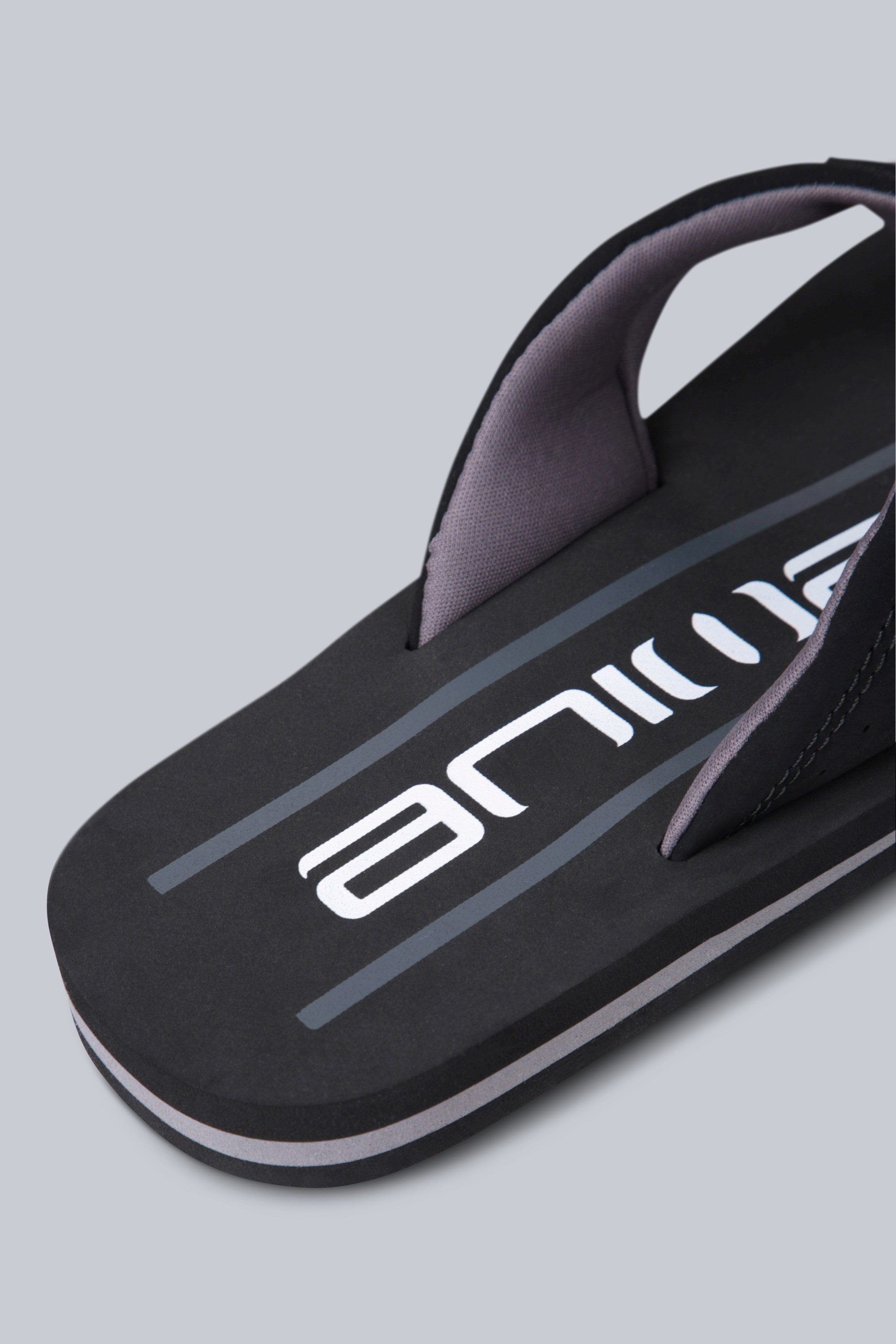 Animal Animal Men's 'Jekyl' Soft Padded Lightweight Casual Slip On Pool Beach Flip-Flops in Jet Black - 4