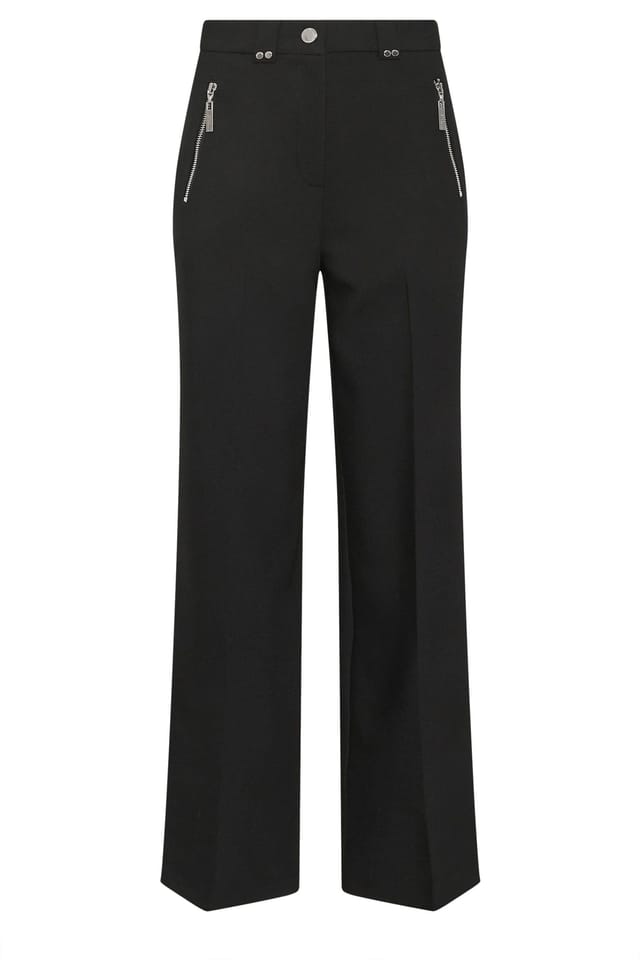 Star By Julien Macdonald Star by Julien Macdonald Women's Tailored Wide Leg Trousers in Black - 2