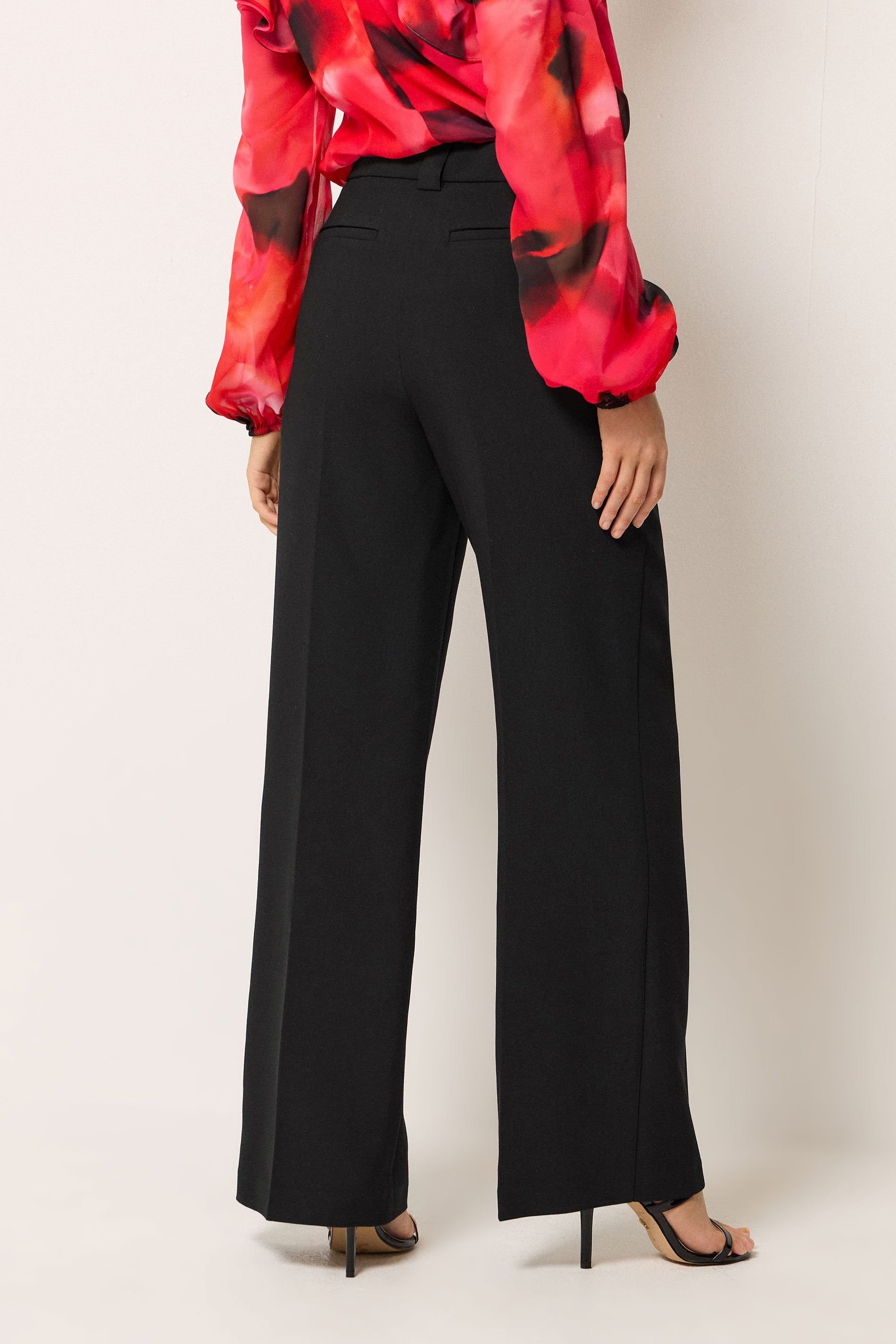 Star By Julien Macdonald Star by Julien Macdonald Women's Tailored Wide Leg Trousers in Black - 4