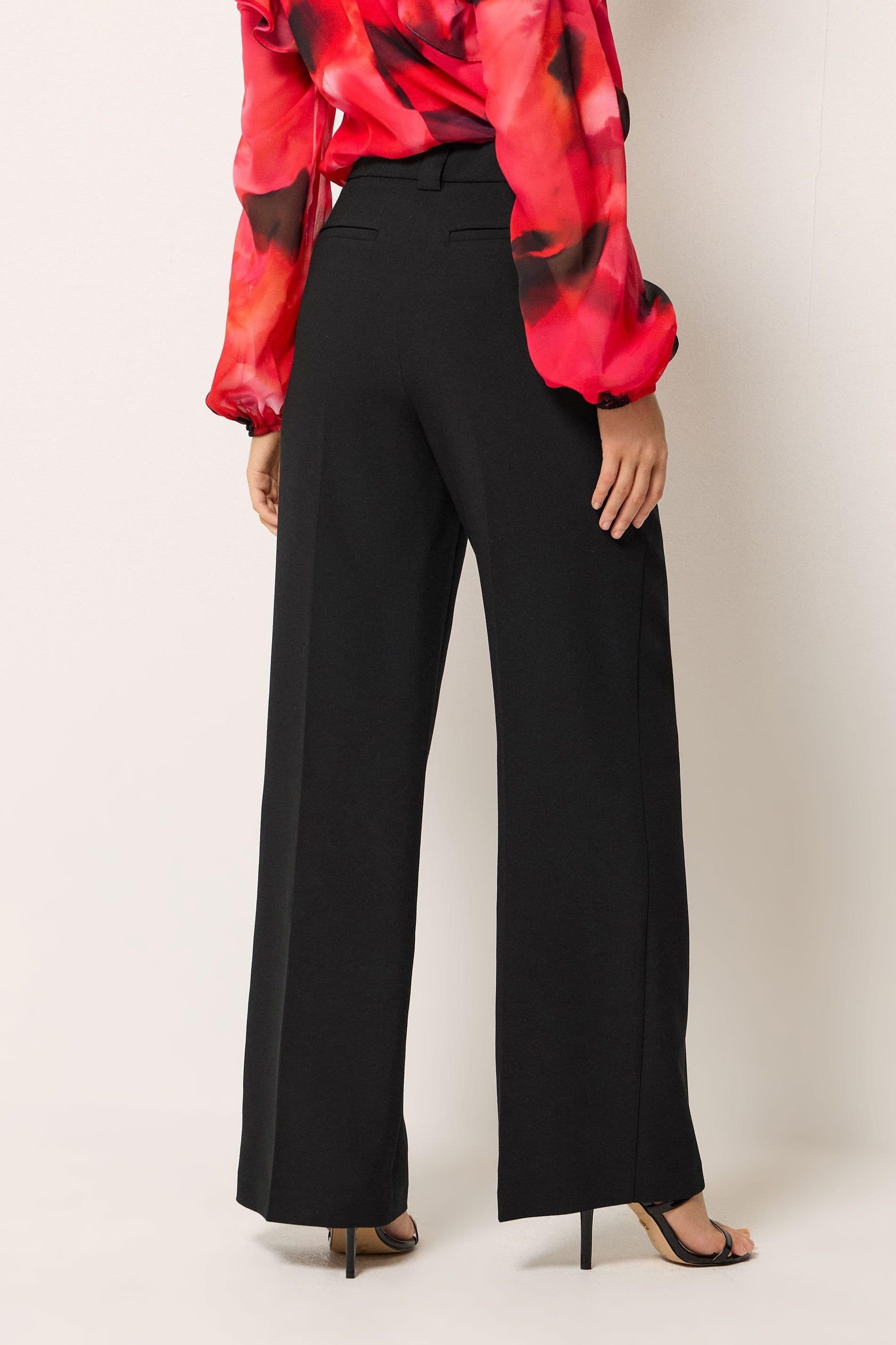 Star By Julien Macdonald Star by Julien Macdonald Women's Tailored Wide Leg Trousers in Black - 4