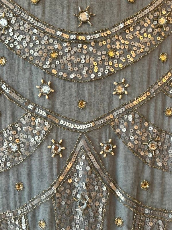 Rise Rise Blue embellished dress. Size 14