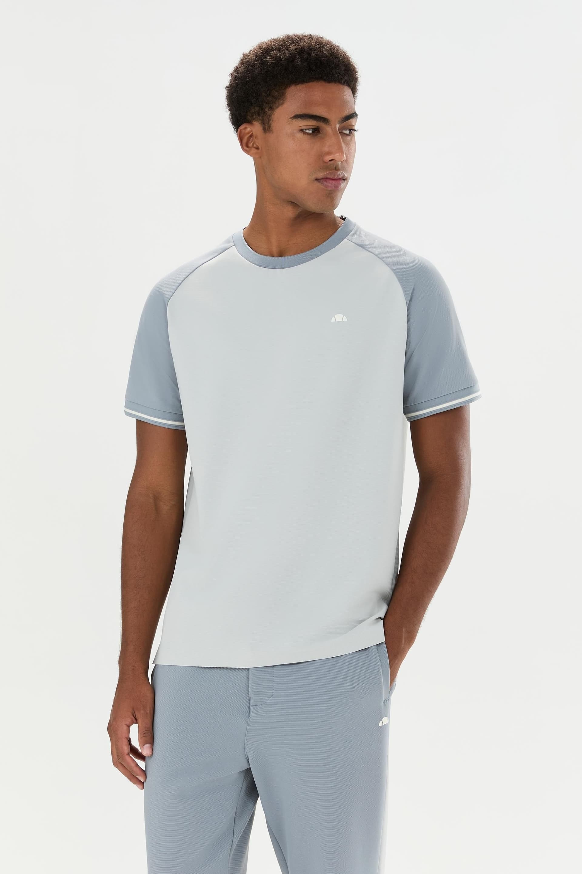 Ellesse Ellesse Men's Caldona Tee in Light Grey