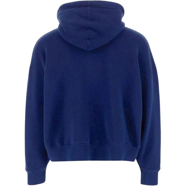 Palm Angels Palm Angels Men's Broken Palm Tree Navy Blue Hoodie - 2