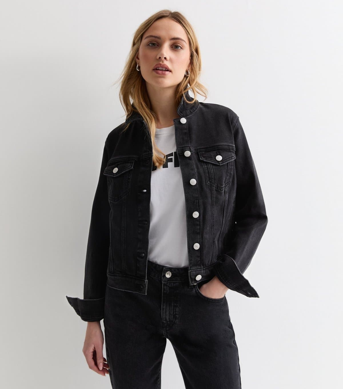 New Look New Look Black Denim Jacket