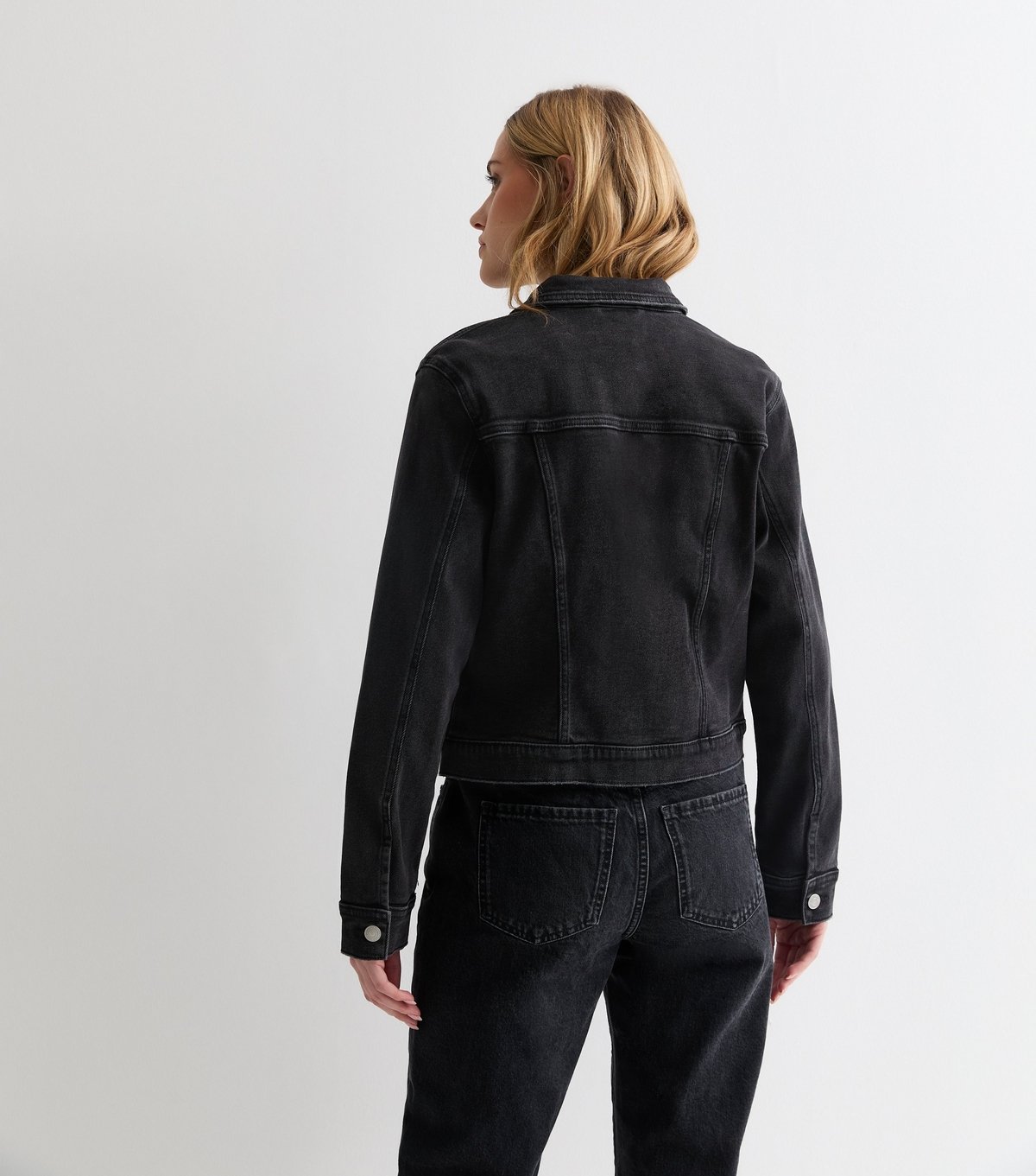 New Look Women's Black Denim Jacket New Look - 4