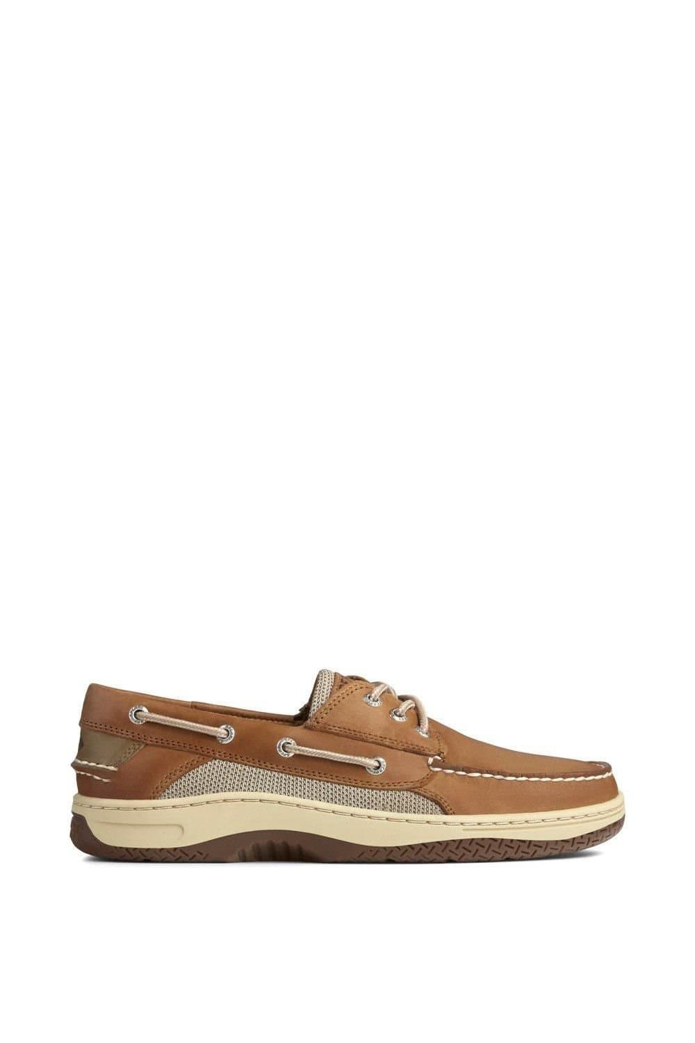 Sperry Sperry Men's Dark Tan 'Billfish 3-Eye' Lace Boat Shoes in Brown