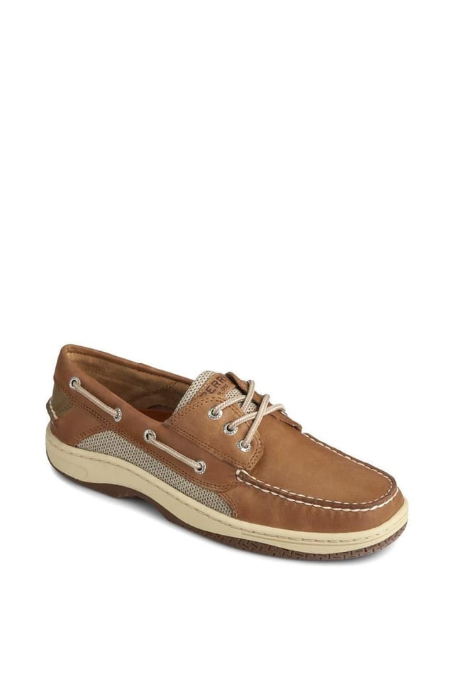 Sperry Sperry Men's Dark Tan 'Billfish 3-Eye' Lace Boat Shoes in Brown - 2