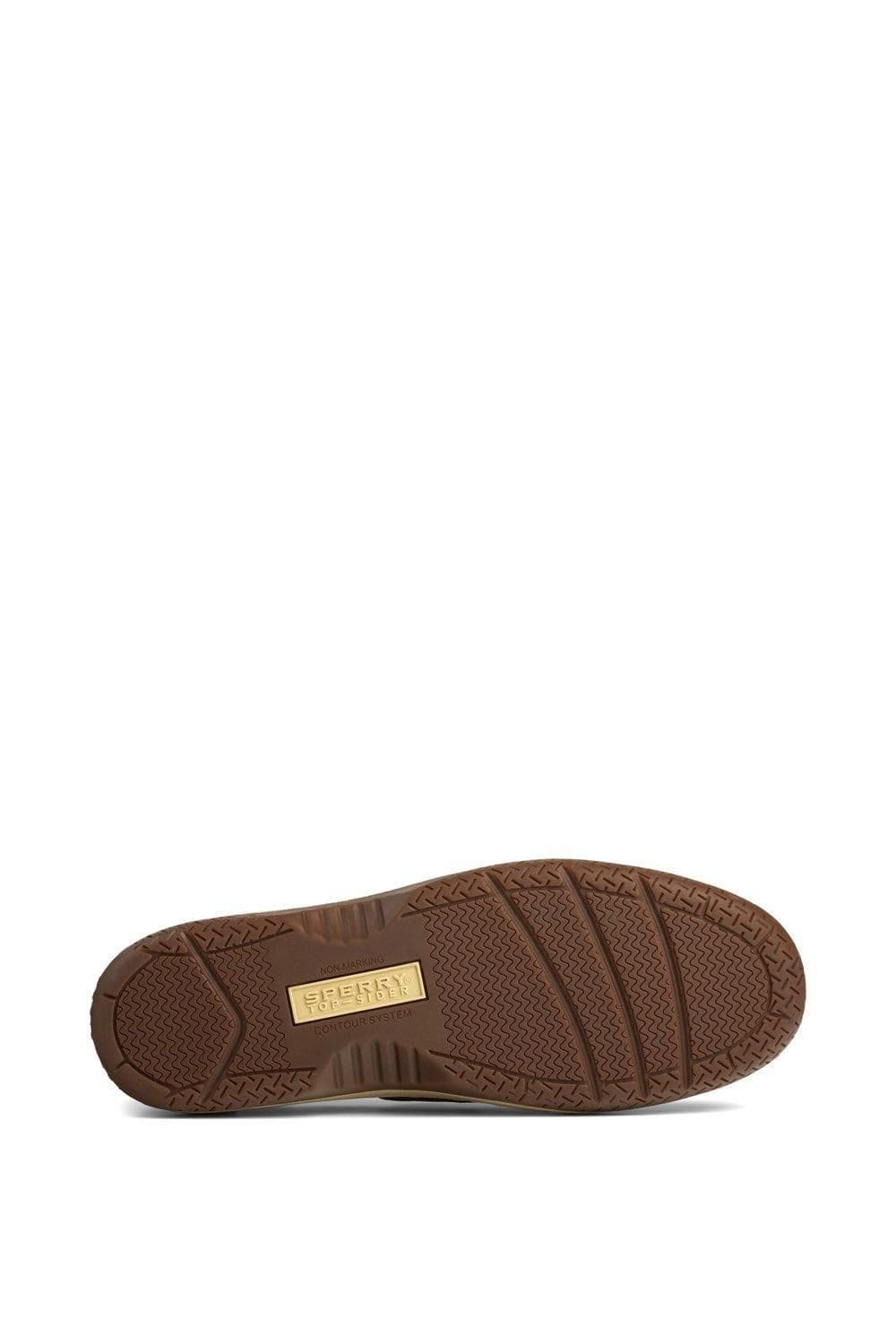 Sperry Sperry Men's Dark Tan 'Billfish 3-Eye' Lace Boat Shoes in Brown - 4