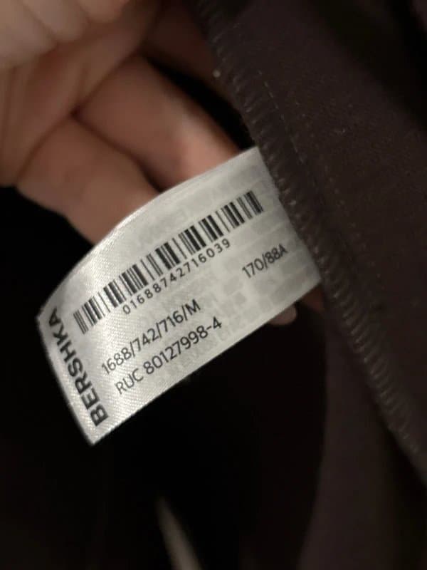 Bershka Bershka brown coat jacket size M