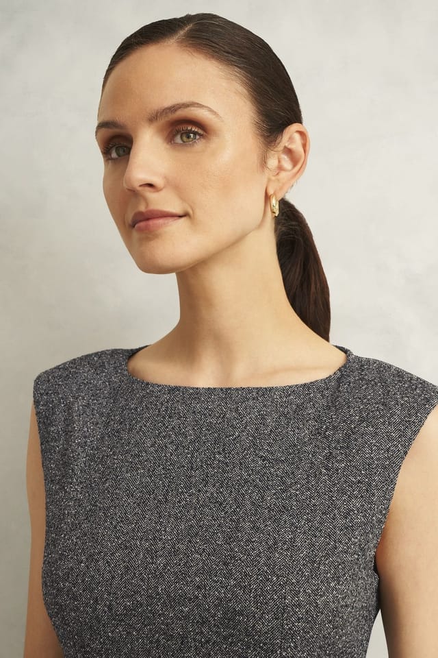 Hobbs London Hobbs London Women's Cherie Dress in Charcoal - 3