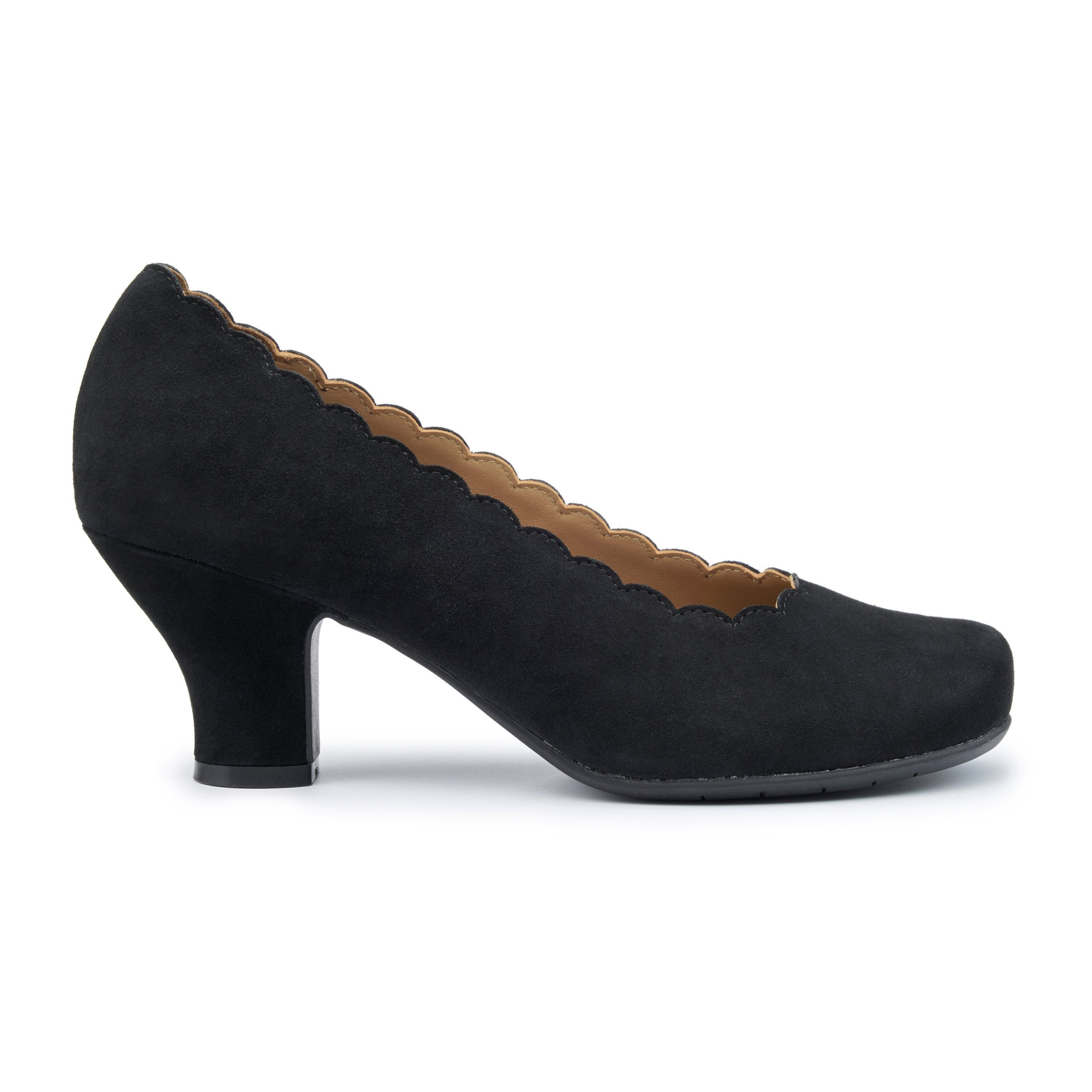 Hotter Hotter Women's Wide Fit 'Jive' Court Shoes in Black - 2