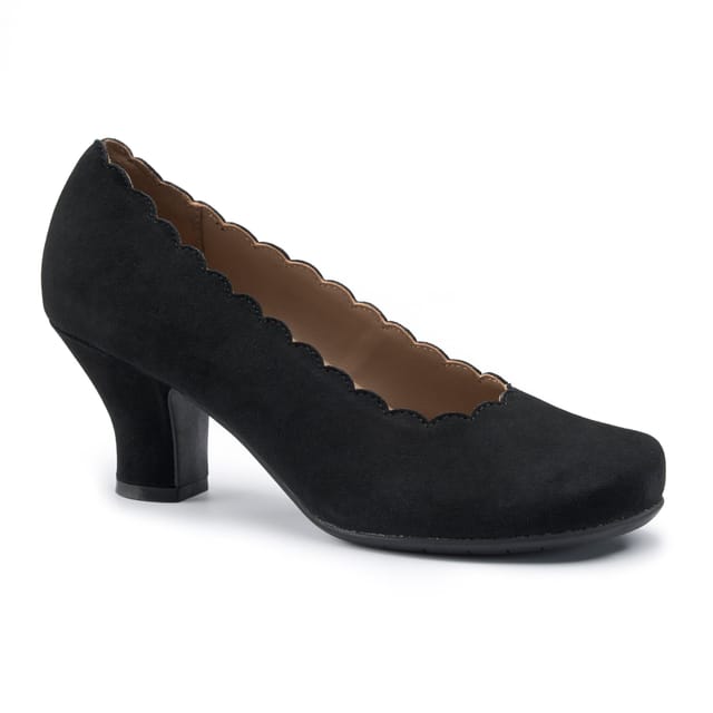 Hotter Hotter Women's Wide Fit 'Jive' Court Shoes in Black - 2