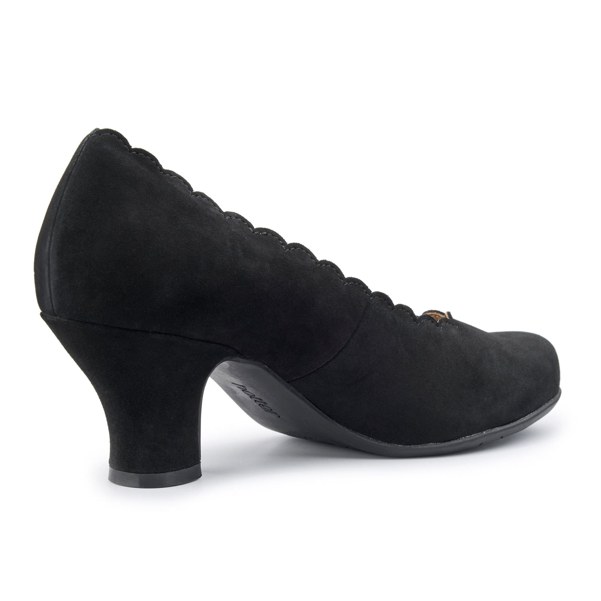 Hotter Hotter Women's Wide Fit 'Jive' Court Shoes in Black - 4